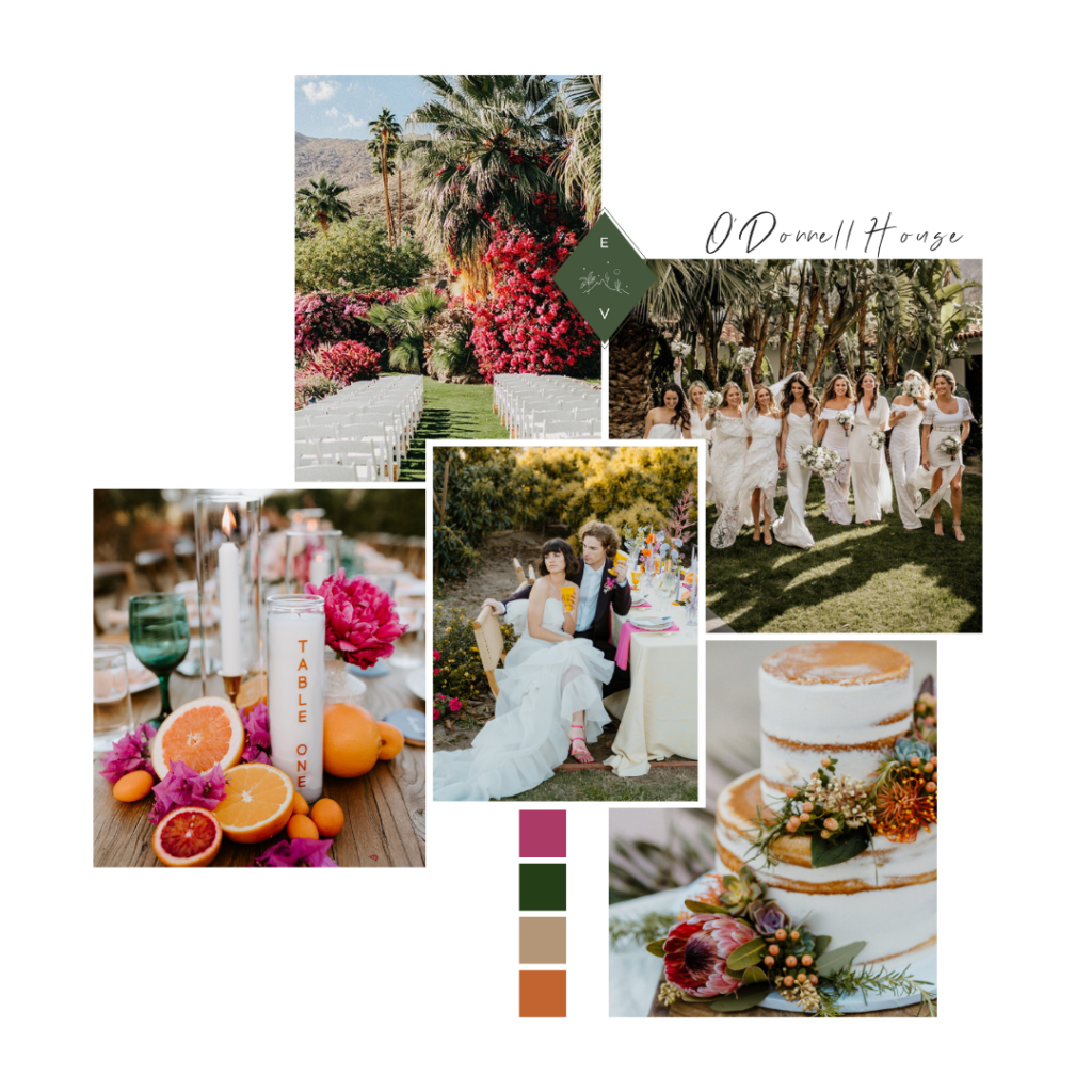 O'Donnell House Wedding Venue Mood Board Inspiration